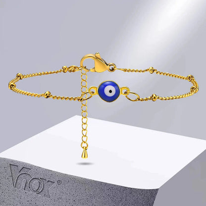 Vnox Evil Blue Eye Bracelet for Women - Just Endless