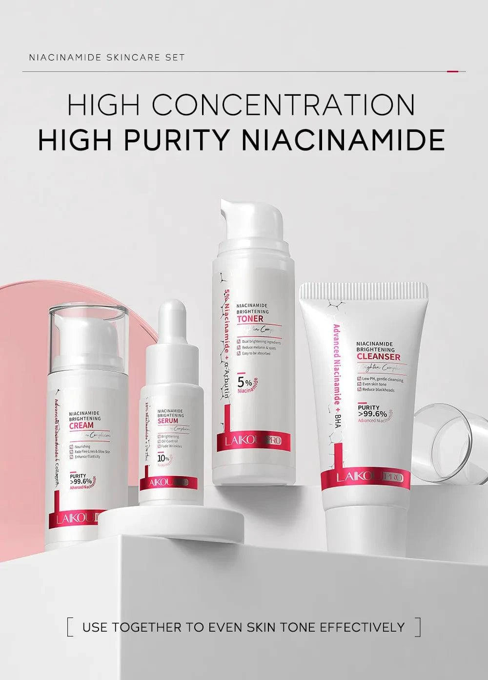 Niacinamide Skin Care Set Box - Just Endless