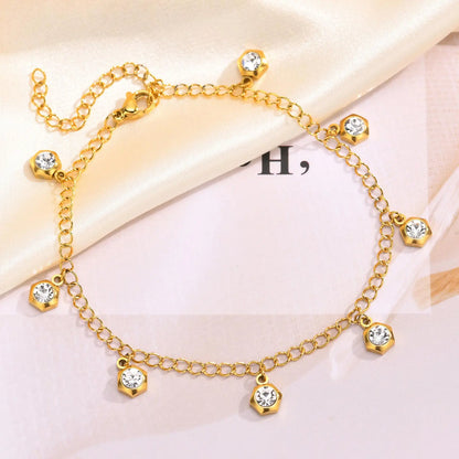 Hexagon Bracelets AAA Cubic Zirconia - Just Endless