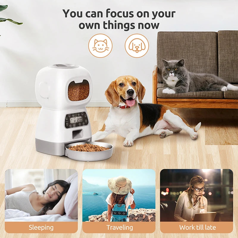 3.5L Automatic smart Pet Feeder - Just Endless