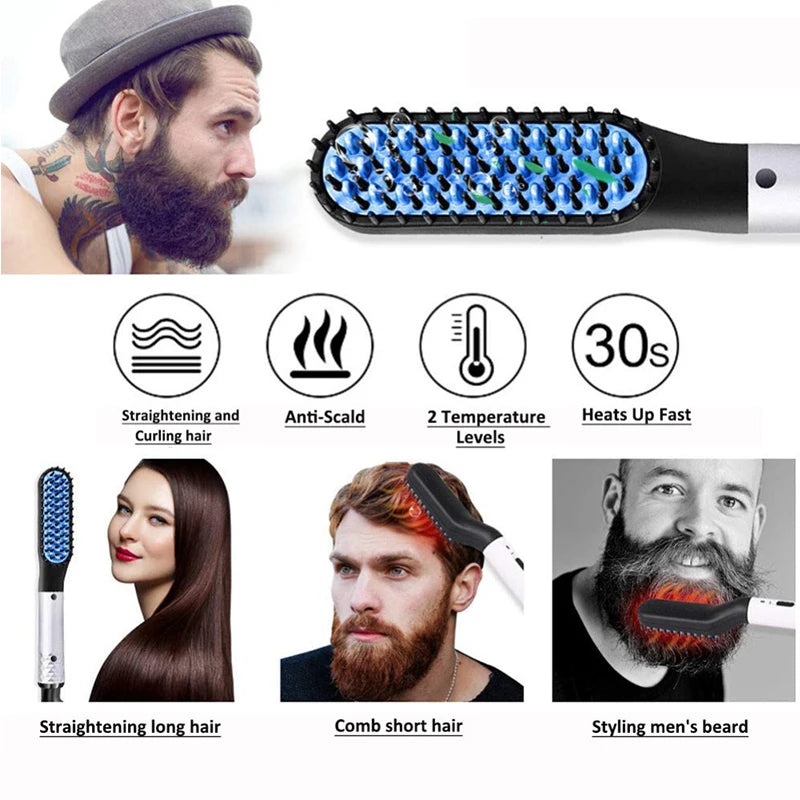 Electric Comb Straightener For Men - Just Endless