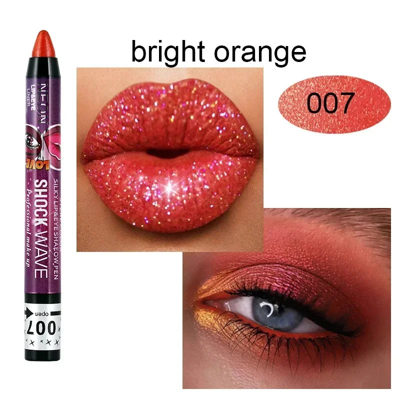 Eye Shadow Lipstick Waterproof Pen