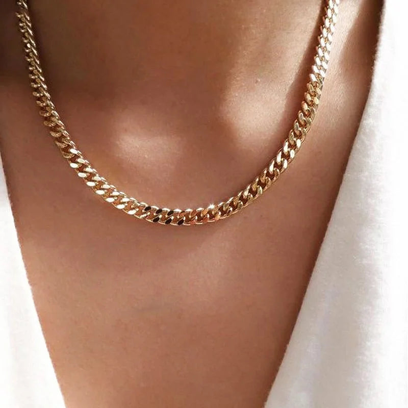 Vnox Cuban Stainless Steel Chain Necklace - Just Endless