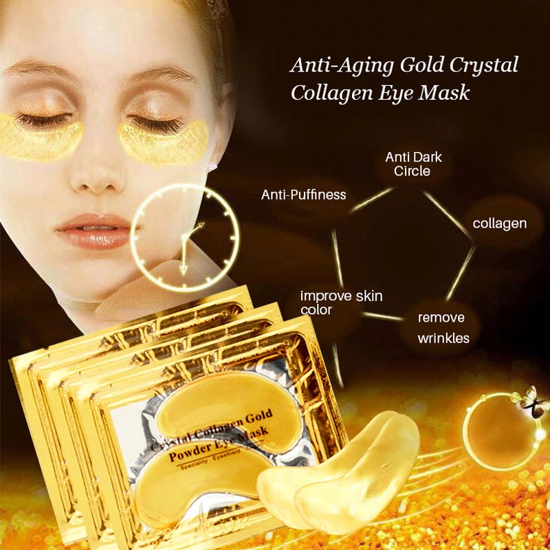 24K Gold Collagen Eye Mask Patches - Just Endless