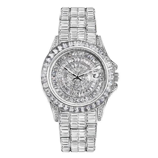 MISSFOX Full Diamond Luminous Watch For Men - Just Endless