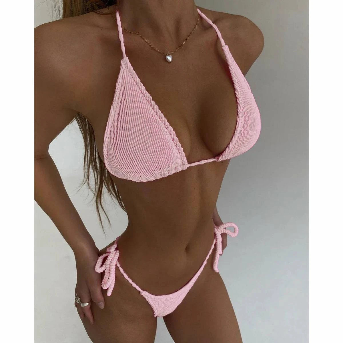 2024 Sexy Solid Bikini - Just Endless