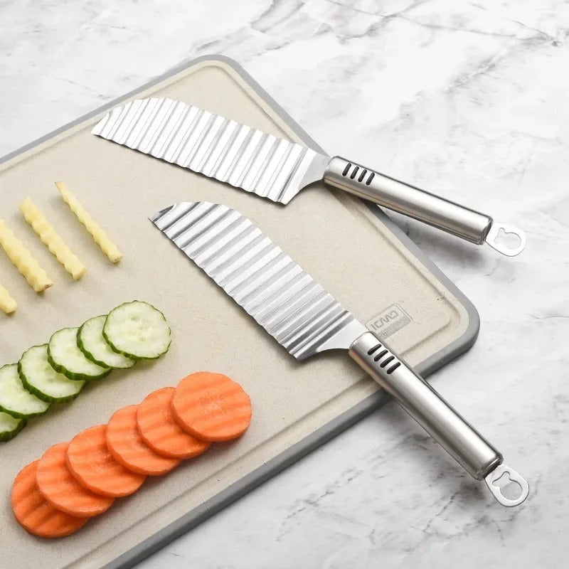 Stainless Steel Potato Chip Slicer Knife - Just Endless