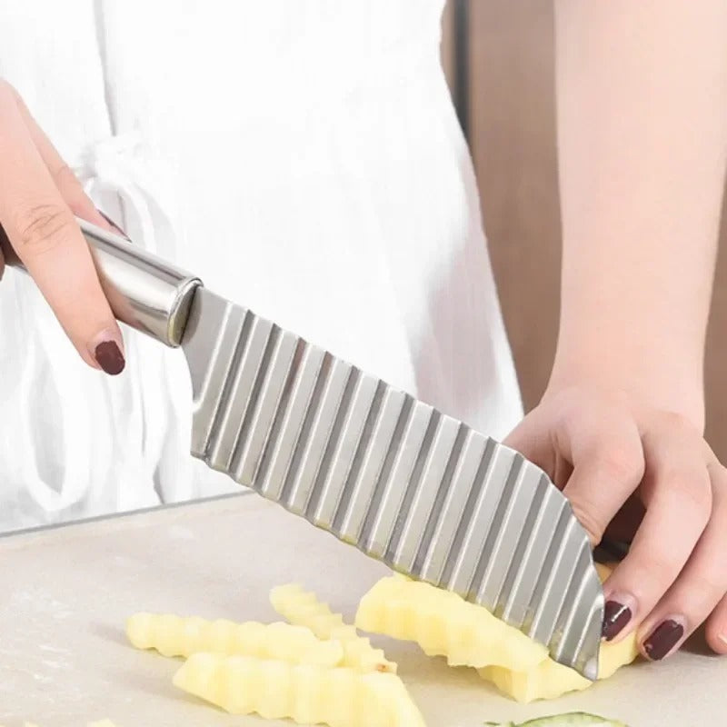 Stainless Steel Potato Chip Slicer Knife - Just Endless