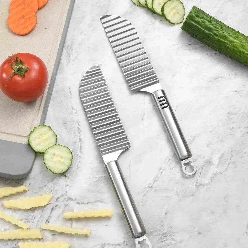 Stainless Steel Potato Chip Slicer Knife - Just Endless